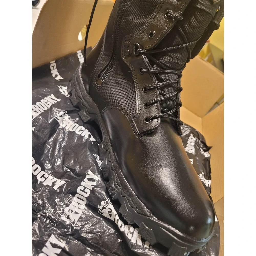 Rocky FQ0002173 Mens‎ Alpha Force Zipper Waterproof Boot-Tactical 13 Wide W NWT